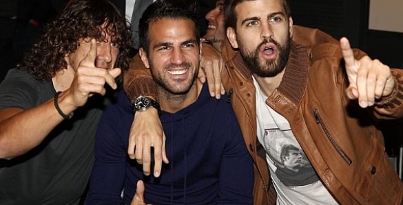 pique cesc puyol pique cesc puyol