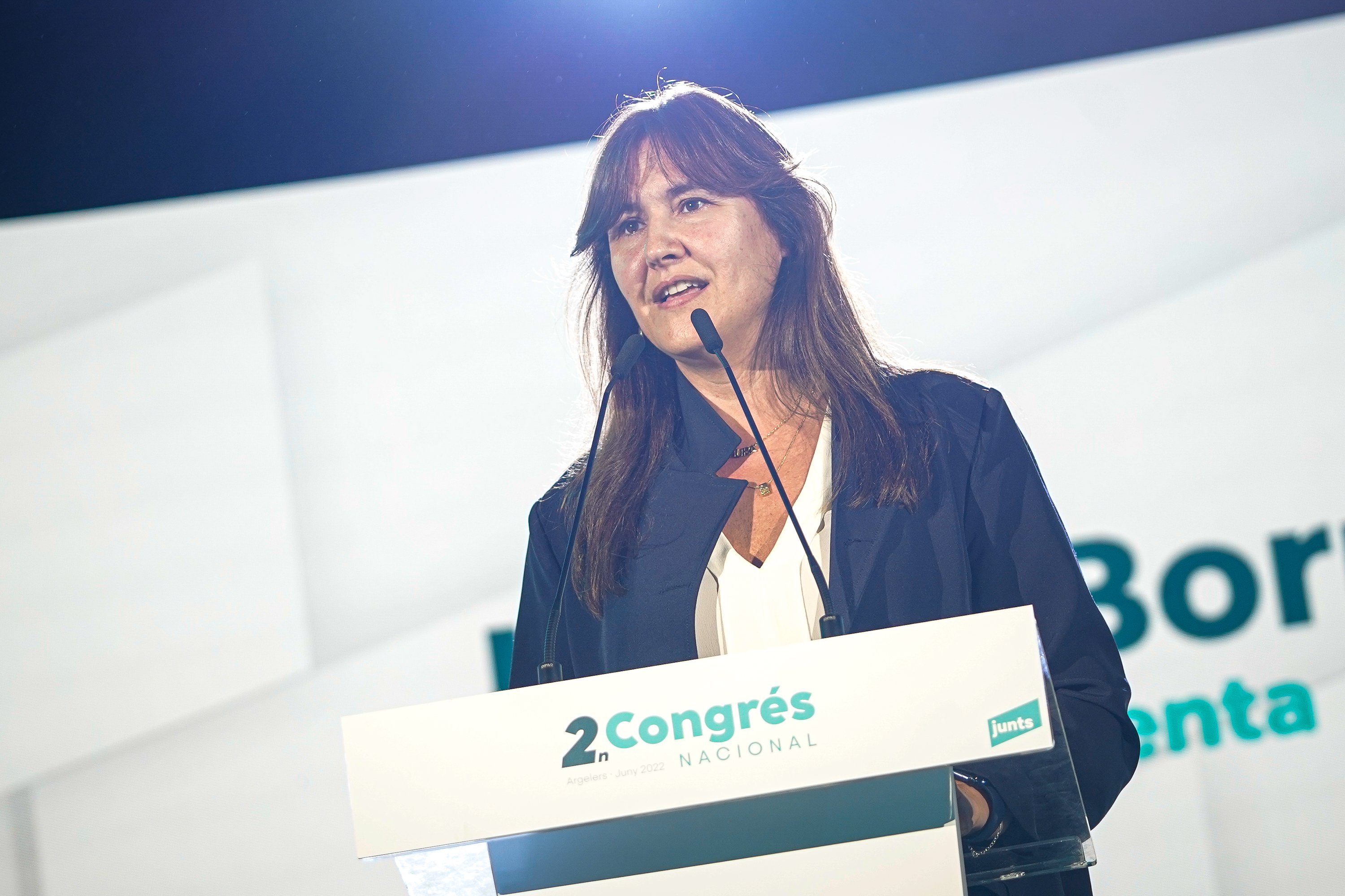 Laura Borràs presidenta JxCat Pau de la Calle Laura Borràs presidenta JxCat Pau de la Calle