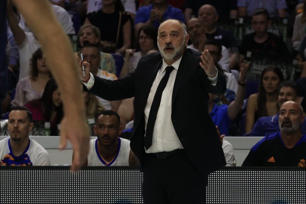 Pablo Laso entrenador Reial Madrid bàsquet EFE