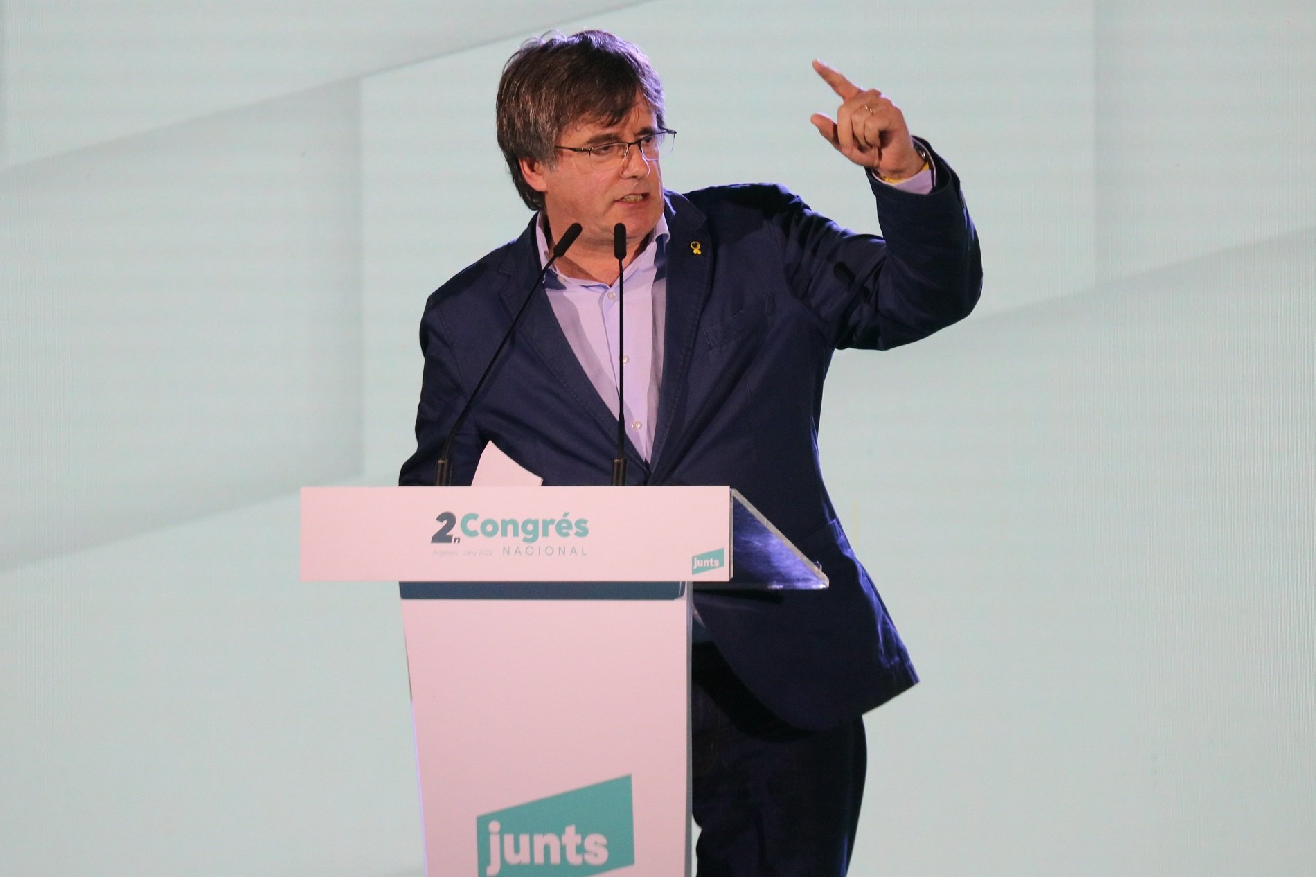 President Carles Puigdemont congres nacional JxCat ACN