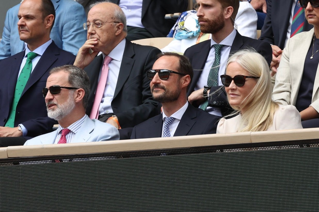 haakon rey felipe rolanda garros2 haakon rey felipe rolanda garros2