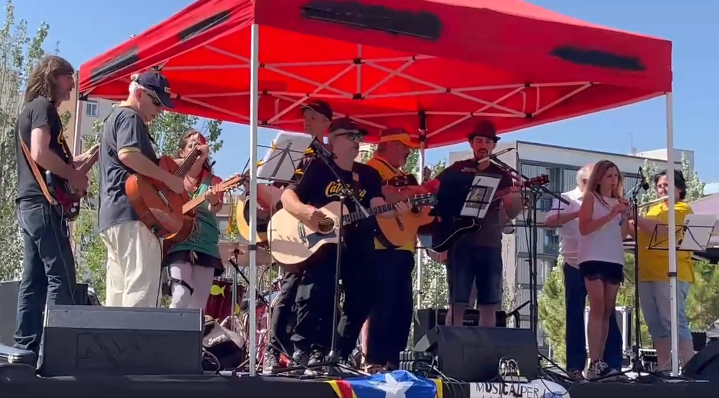 Jornada independentista antirrepresiva en la Estació del Nord