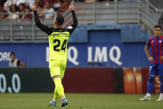 Borja Garcia celebracion gol Girona EFE Borja Garcia celebracion gol Girona EFE
