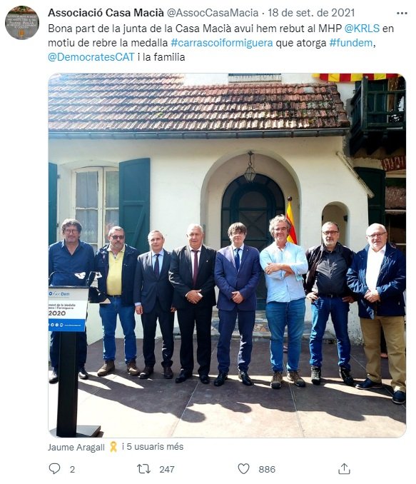 tuit puigdemont casa macià