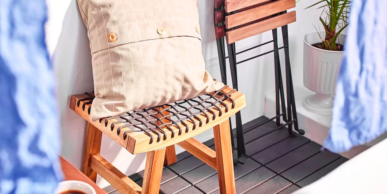 És d'Ikea, però aquest tamboret de disseny podria ser a qualsevol catàleg de marca de luxe