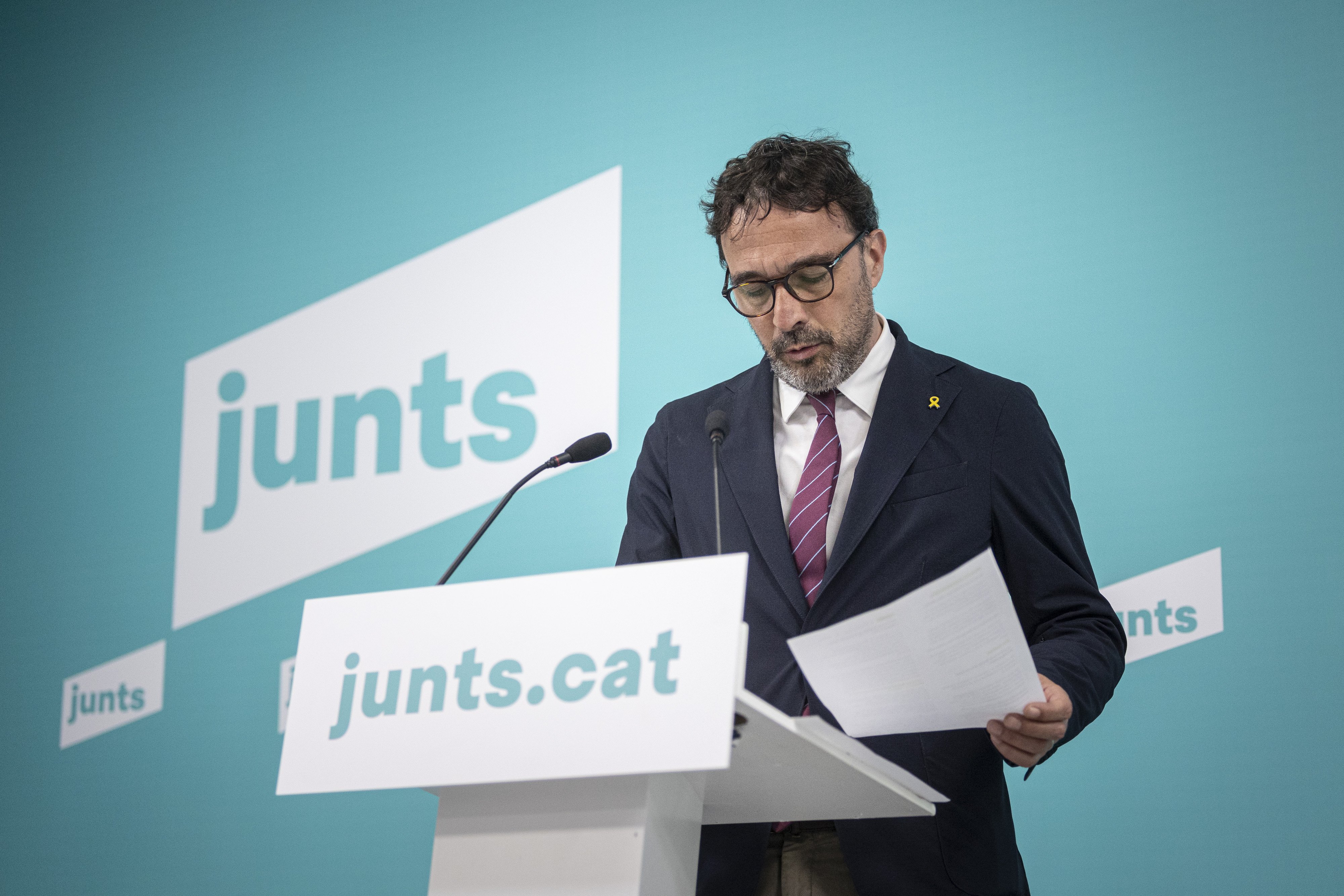 Junts, disgusted at ERC's backing of a sedition reform "that seems written by Marchena"