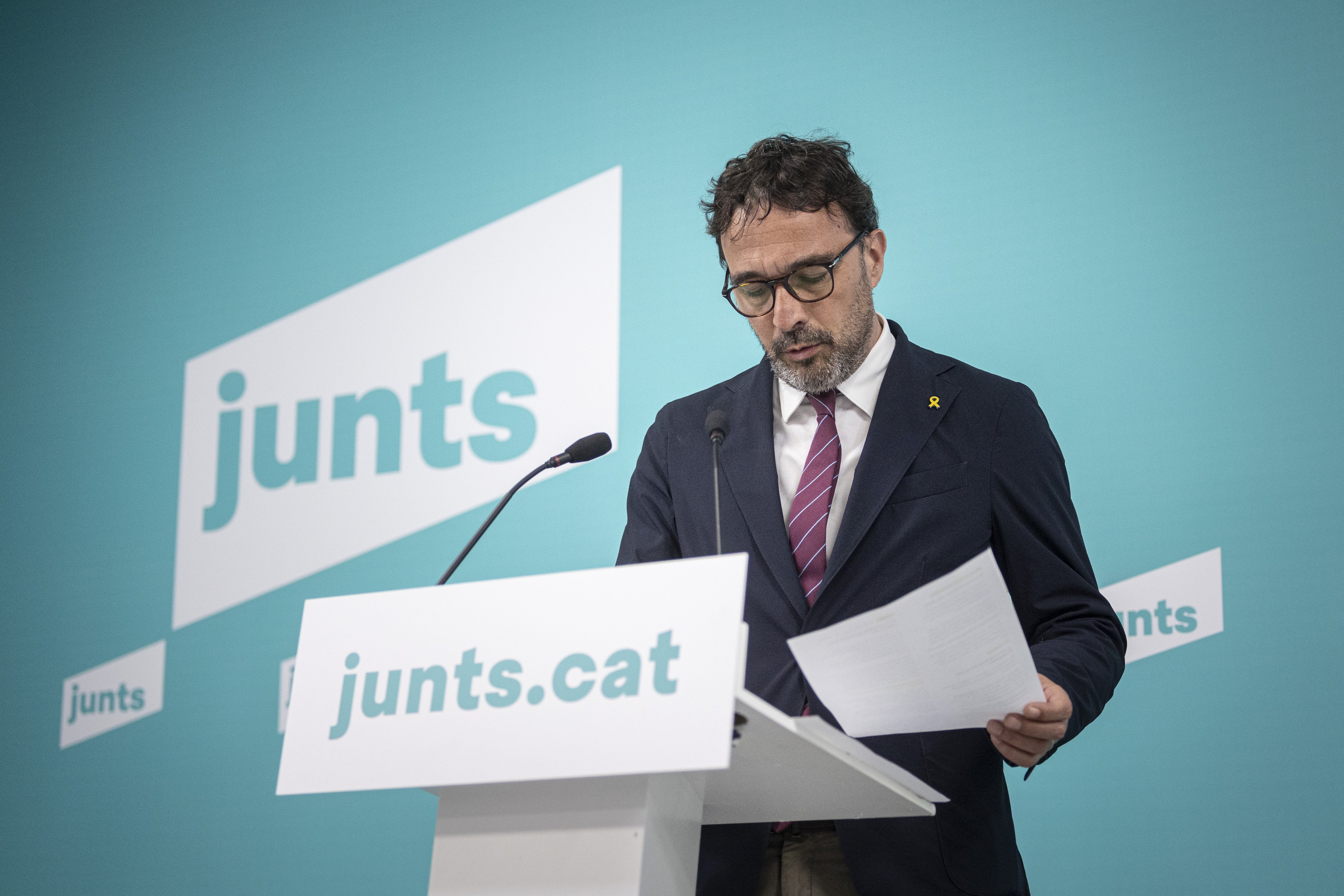 Junts carga contra ERC por apoyar una reforma de la sedición "que parece redactada por Marchena"