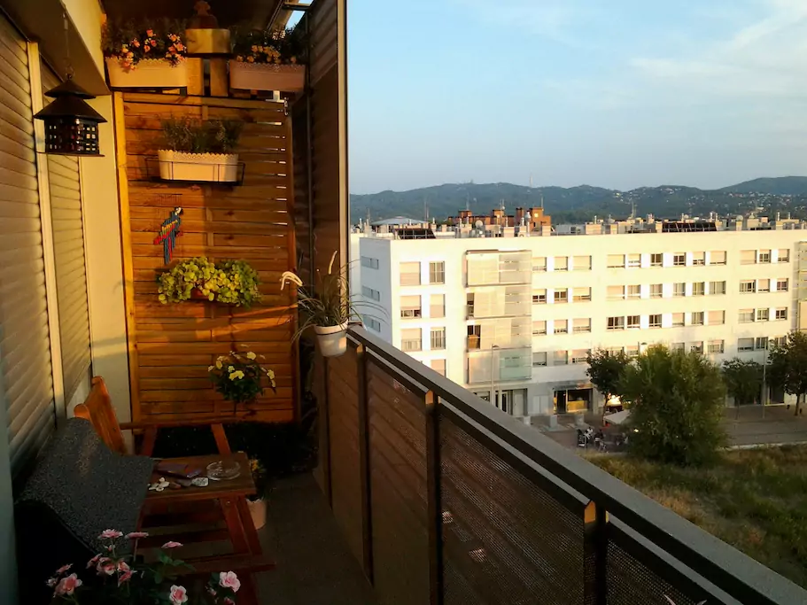 Vistas del piso ofrecido a Sant Cugat / airbnb