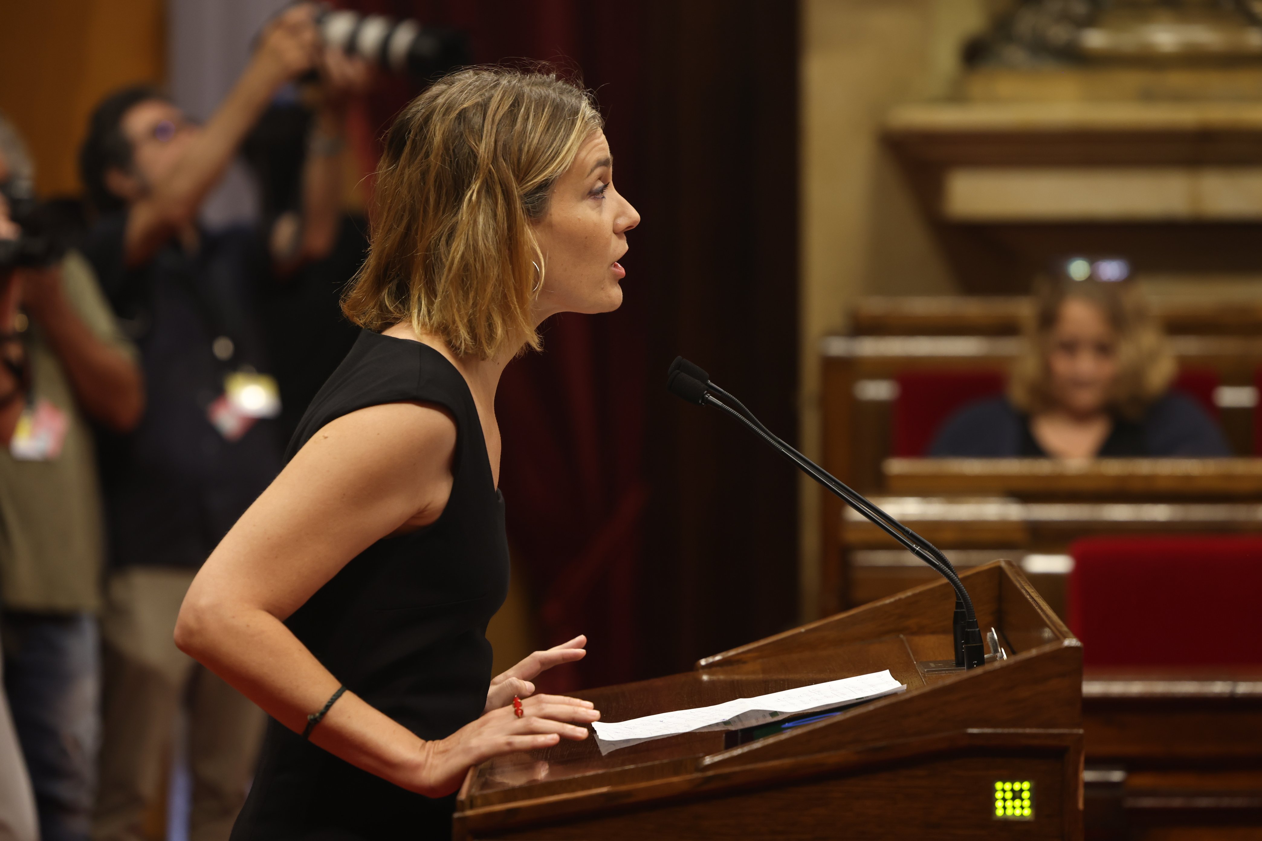 Jéssica Albiach insta a Pere Aragonès a pedir la dimisión de Laura Borràs