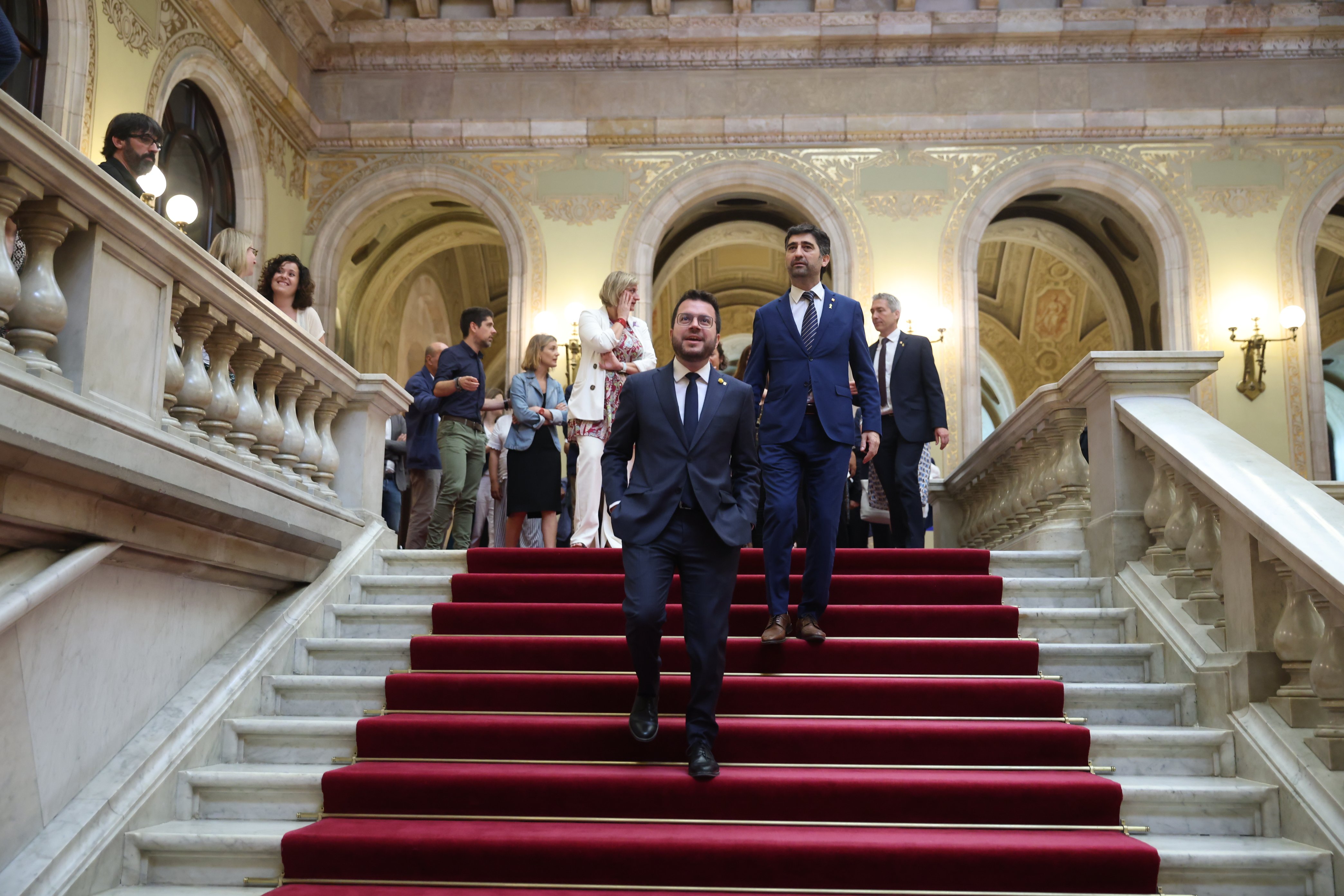 Aragonès da por cerrada la polémica con Gabriel Rufián: "Tiene mi apoyo y el del partido"