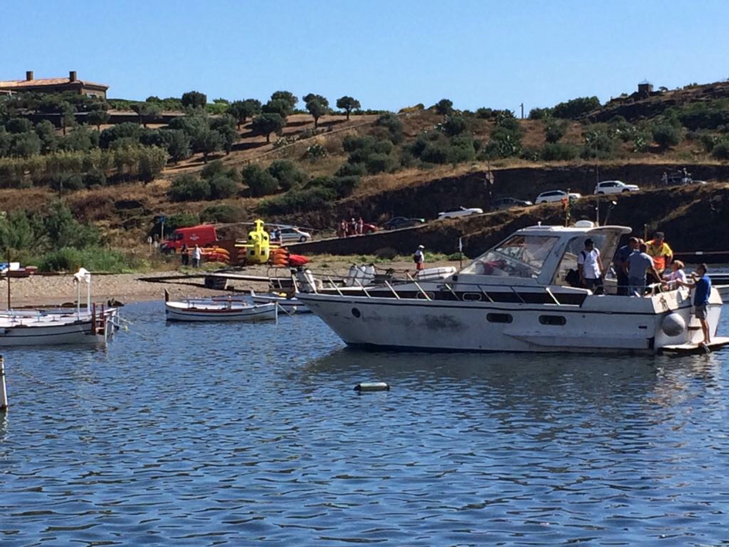 Un muerto y dos heridos al explotar la cámara hiperbárica de un barco en Cadaqués
