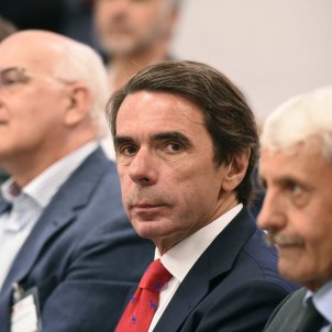 Aznar en un acto de la FAES / Efe Aznar en un acto de la FAES / Efe