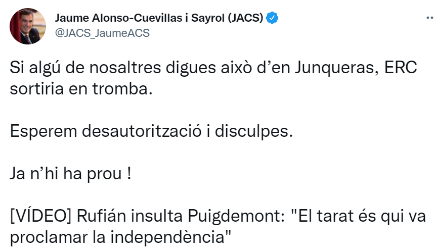 Tuit de Jaume Alonso Cuevillas
