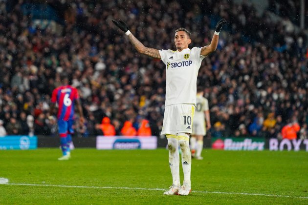 Raphinha celebra gol gesto Leeds United Europa Press Raphinha celebra gol gesto Leeds United Europa Press