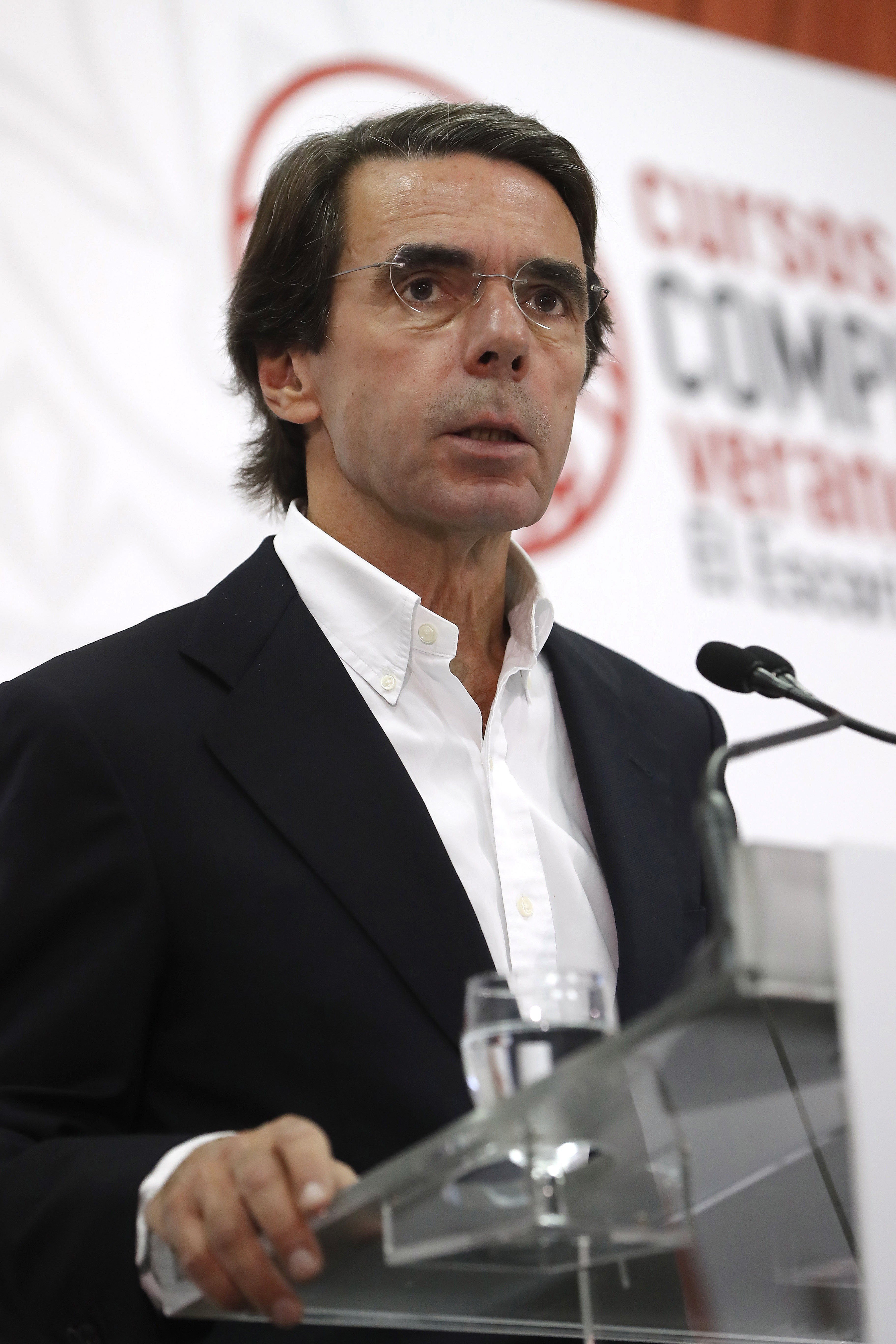 Aznar recuerda a Rajoy el "deber" de actuar contra el referéndum