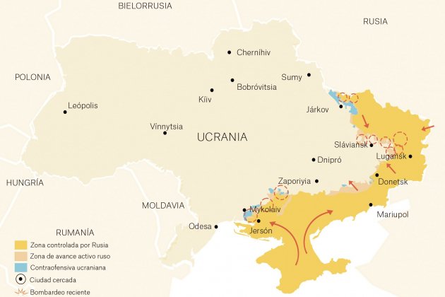 Mapa Ucraïna Guerra 8 juny cas   Maria López Moya 