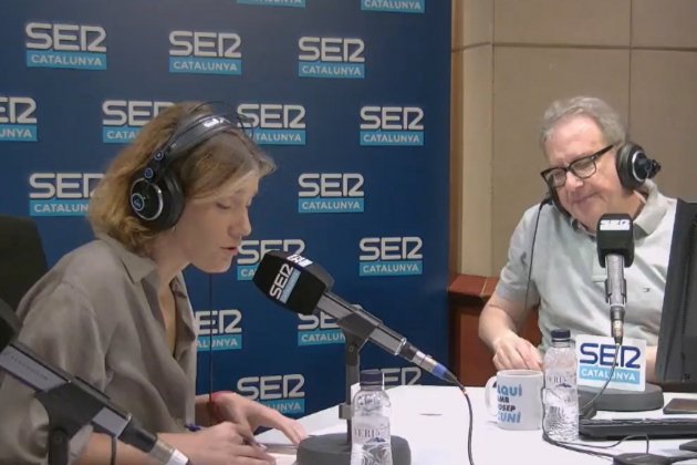 Josep Cuní con Jessica Albiach Cadena SER Josep Cuní con Jessica Albiach Cadena SER