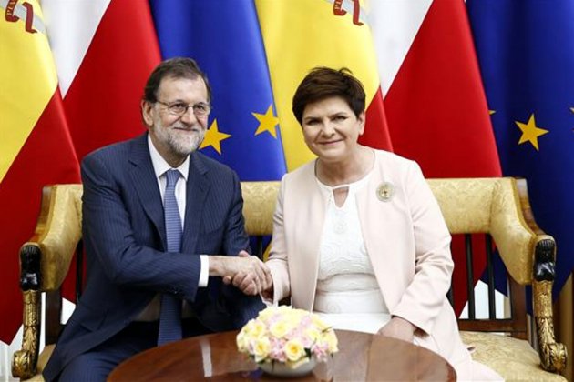 Mariano Rajoy y la primera ministra de Polonia / ACN