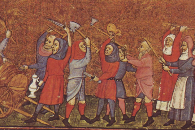 Representación coetánea de los conflictos sociales que asolaron Europa durante los siglos XV y XVI. Fuente Archivo ElNacional Representación coetánea de los conflictos sociales que asolaron Europa durante los siglos XV y XVI. Fuente Archivo ElNacional