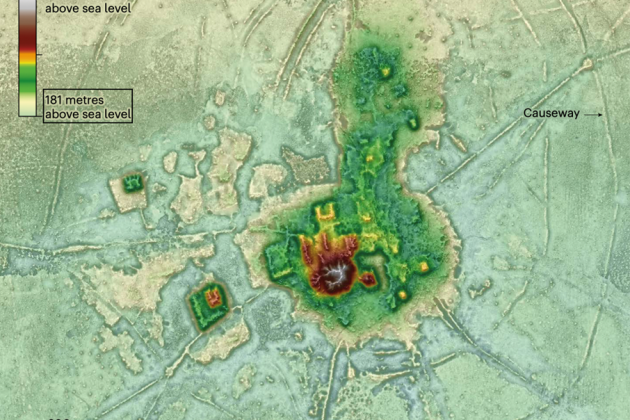 Imagen 3D de la ciudad de Cotoca obtenida por el LiDAR