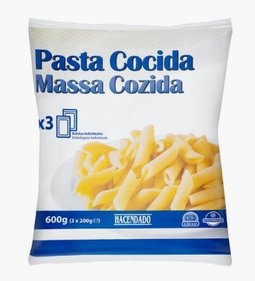 Pasta ultracongelada Pasta ultracongelada