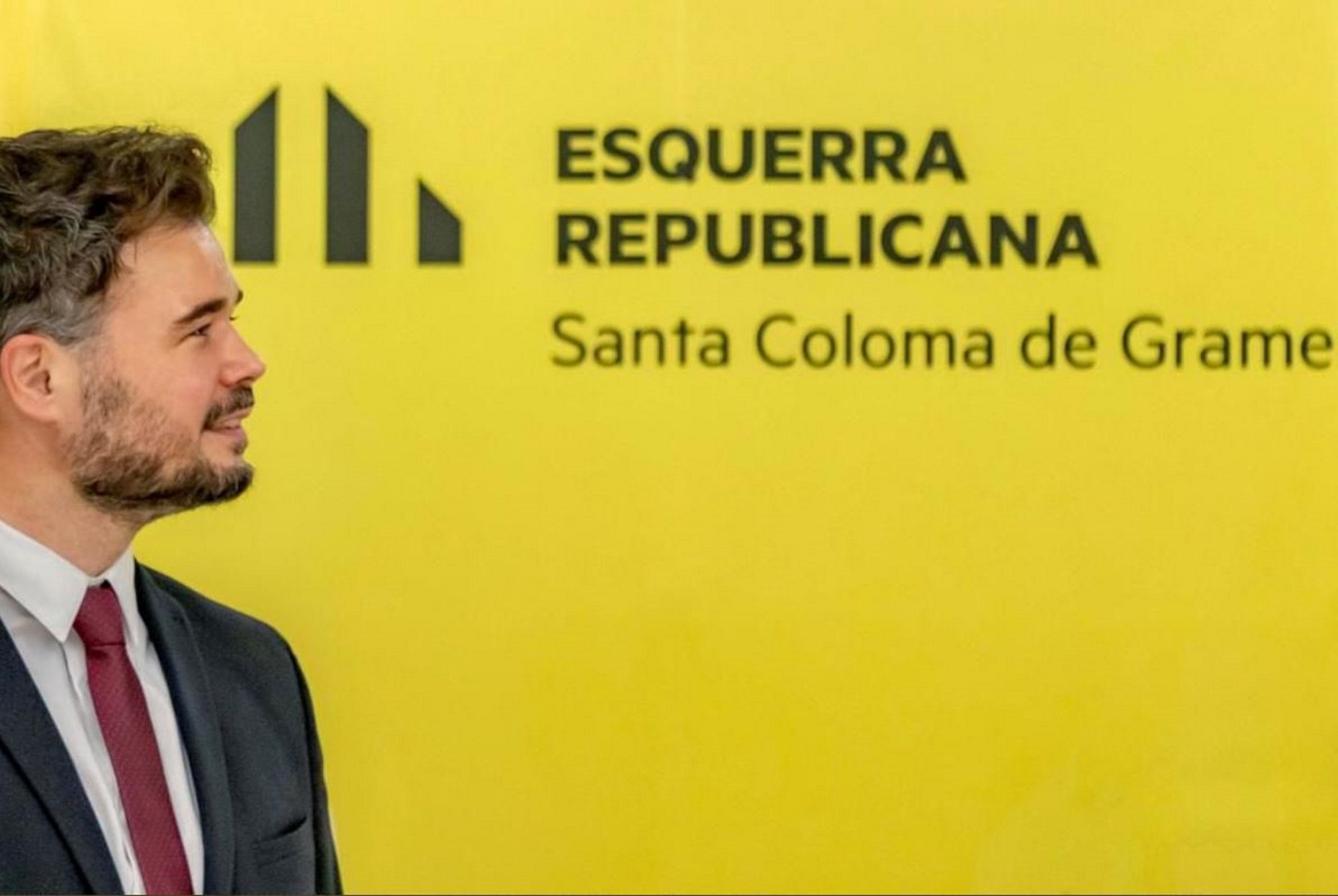 Rufián ja fa actes a Santa Coloma de Gramenet: "Que bonic és tornar"