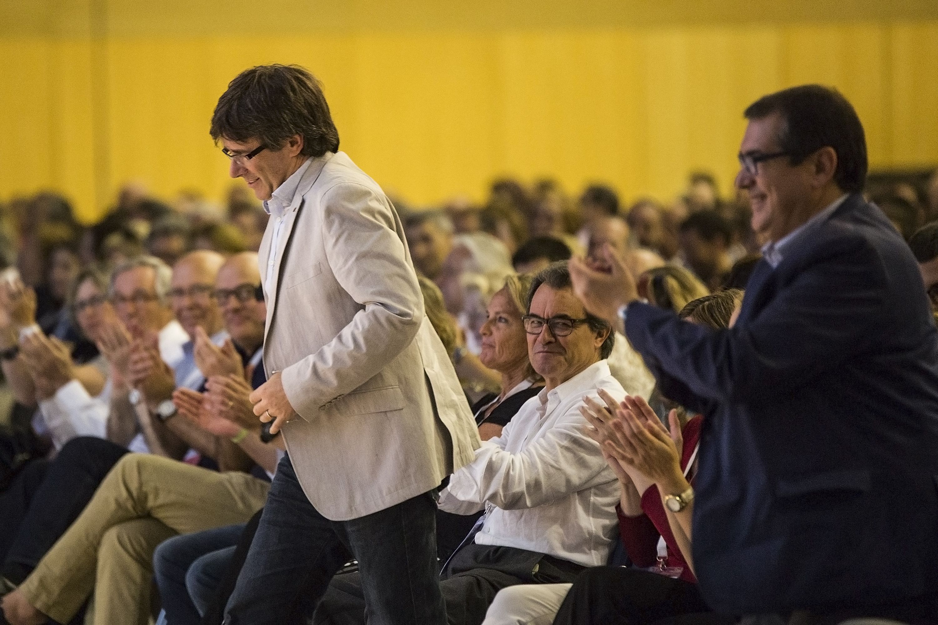 Puigdemont llama al Partit Demòcrata a trabajar por la independencia