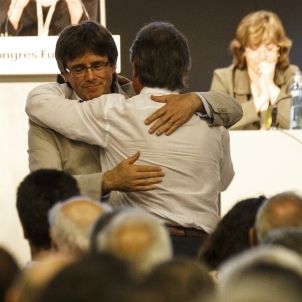Puigdemont Mas Congres Fundacional Partit Democrata Catala - Sergi Alcazar Puigdemont Mas Congres Fundacional Partit Democrata Catala - Sergi Alcazar
