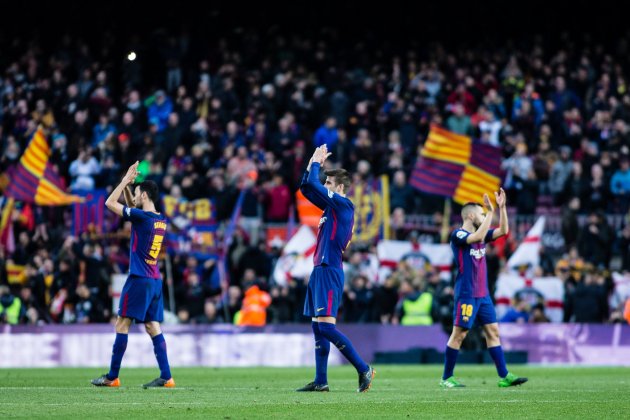 Pique Busquets Jordi Alba Europa Press Pique Busquets Jordi Alba Europa Press