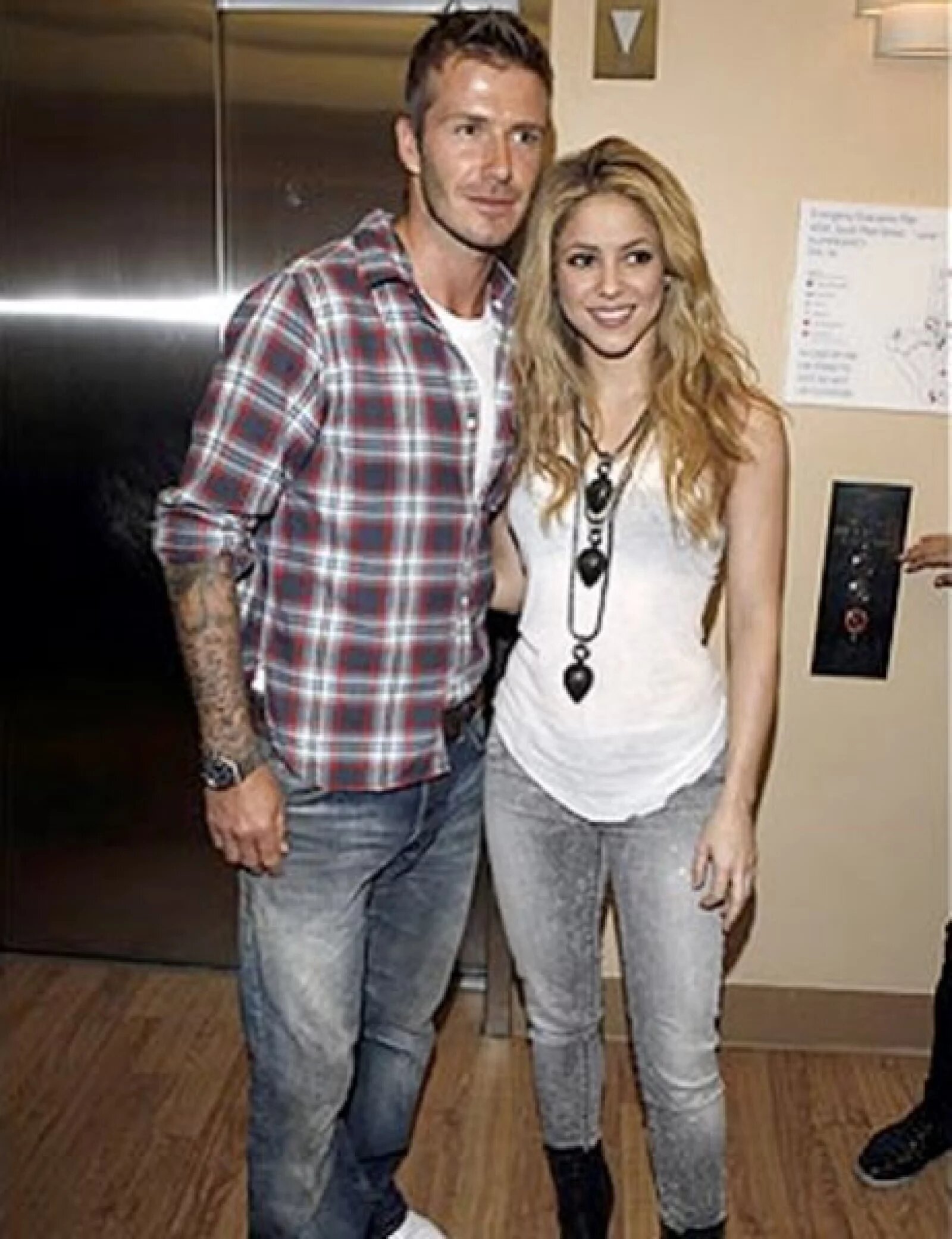 Shakira y David Beckham