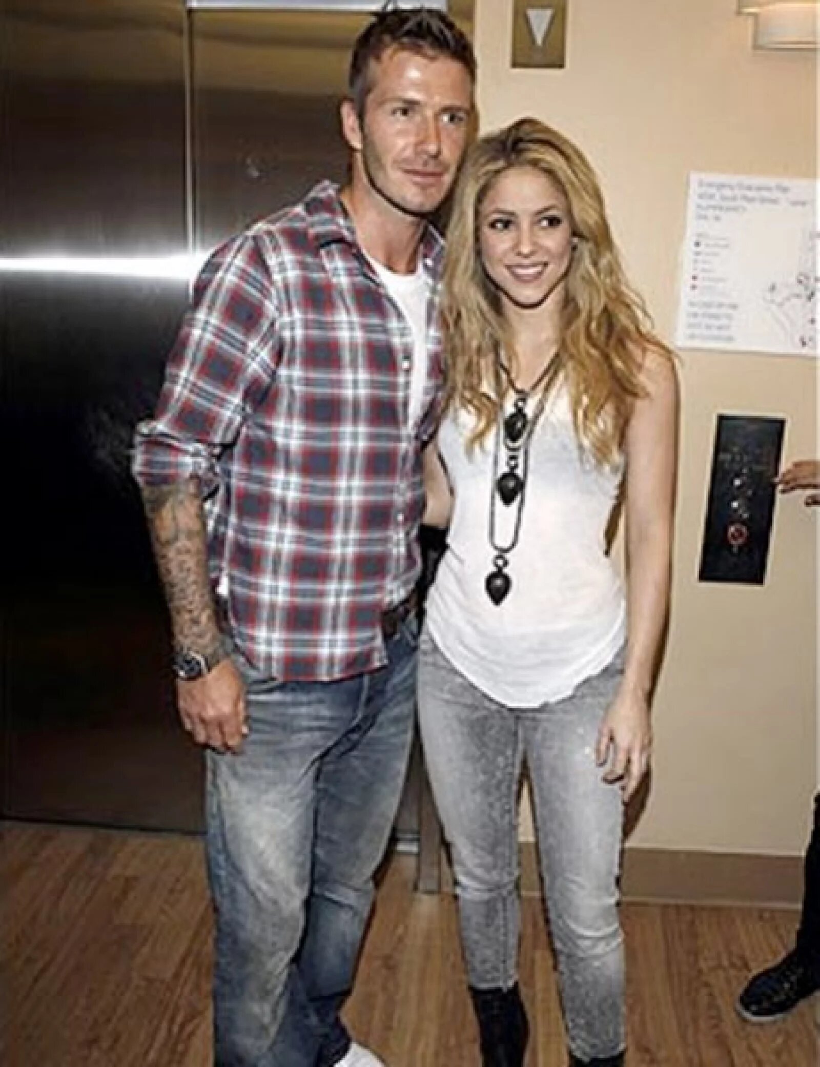 Shakira y David Beckham Shakira y David Beckham