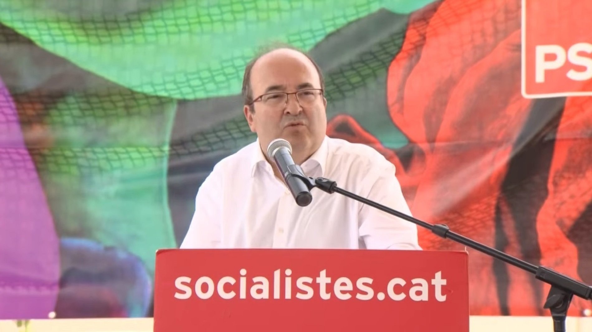 Iceta se hace un lío con el PSC y el PSOE en Alpicat | VÍDEO