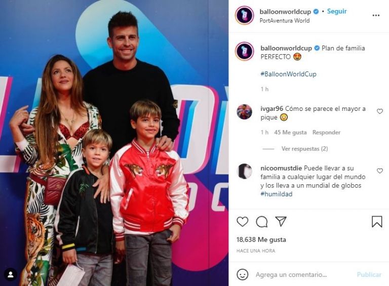 shakira en la Ballon world cup 