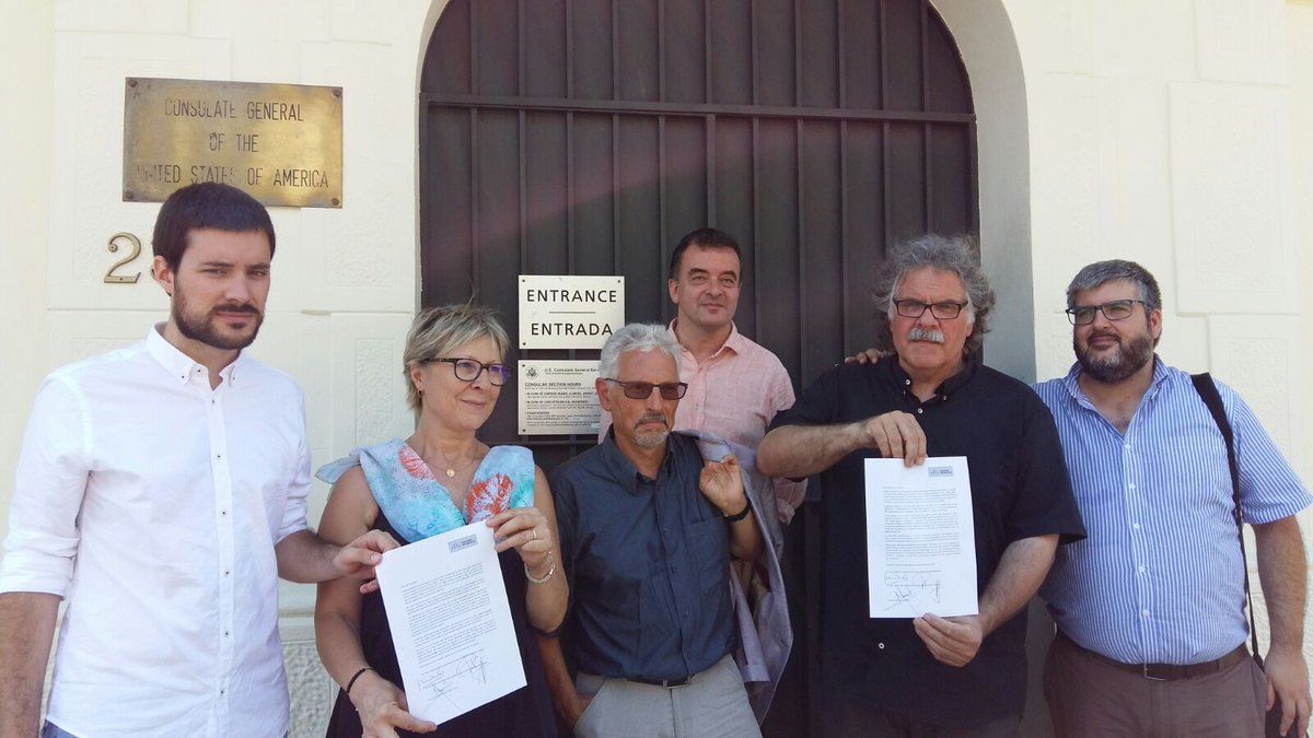 ERC denuncia por carta a Obama que ha sido "vetada"