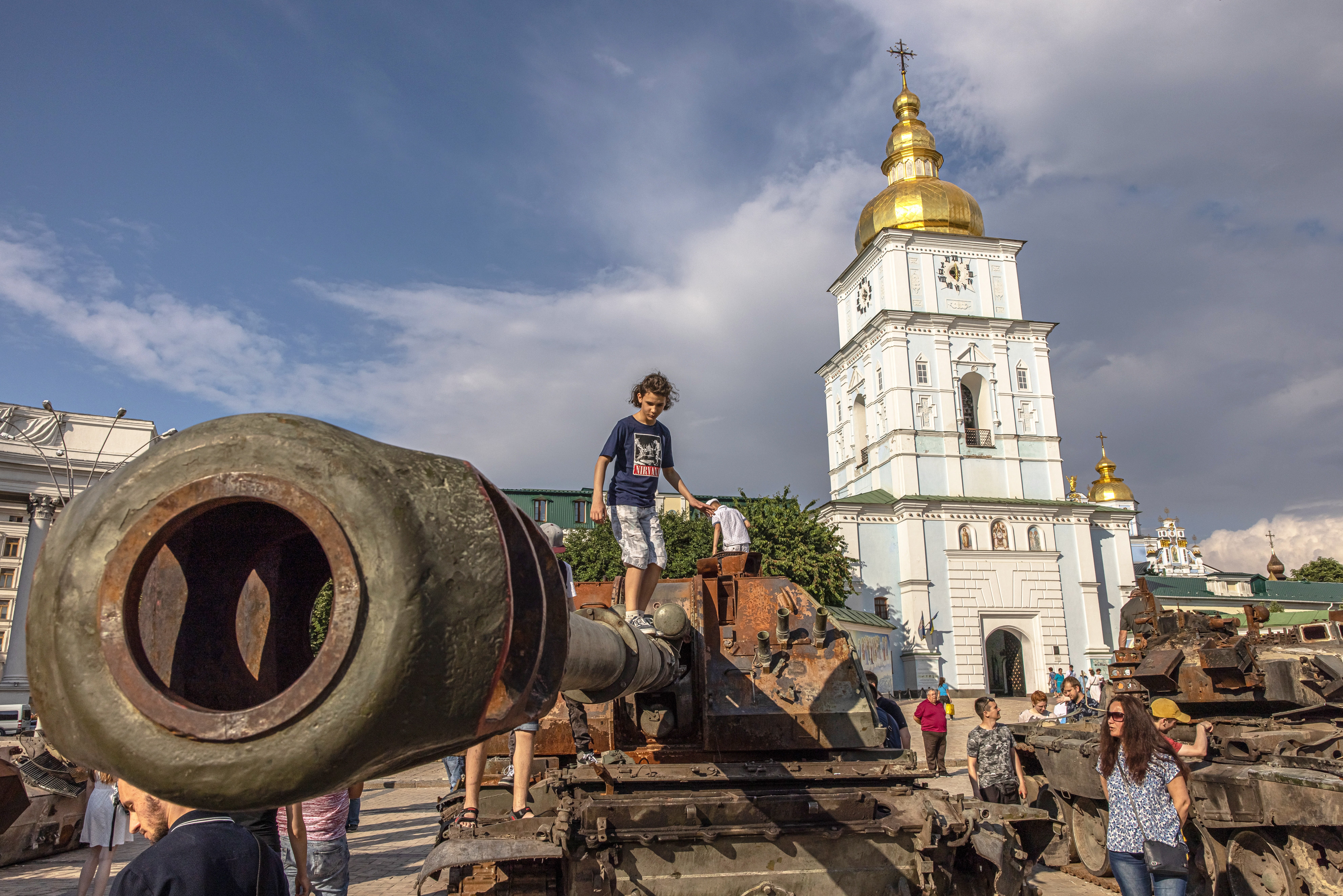 La tècnica d'Ucraïna per preservar obres culturals dels atacs de Rússia