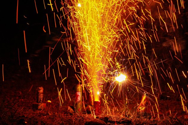 focs artificials a la platja focs artificials a la platja