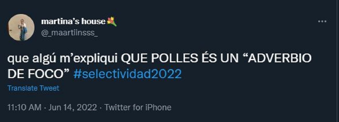 Adverbio foco selectividad 2022 castellano Adverbio foco selectividad 2022 castellano