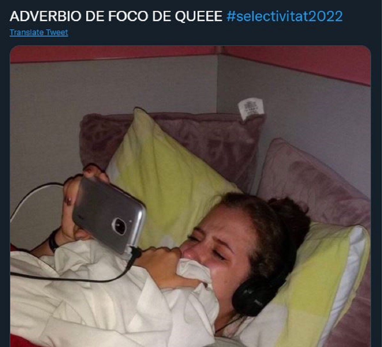 "¿Qué es un adverbio de foco"?: Indignación en las redes por el examen de castellano de la Selectividad 2022