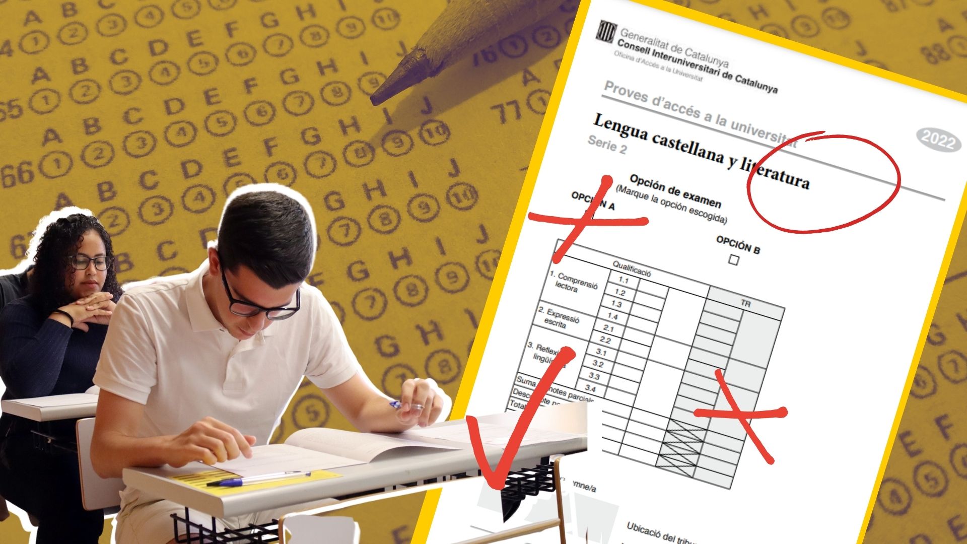 Aprovaries la Selectivitat 2022? Fes el test!