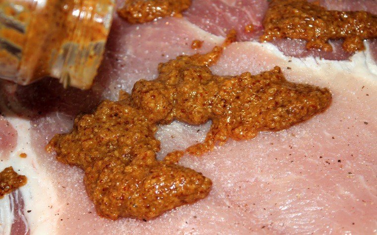 llom porc farcit mostassa salsa castanyes cava pas9