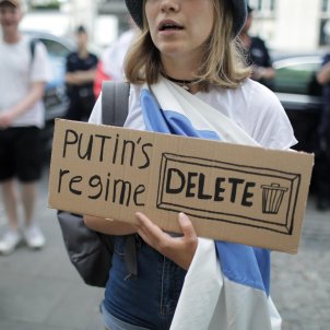 Protesta contra Putin a Varsòvia EFE