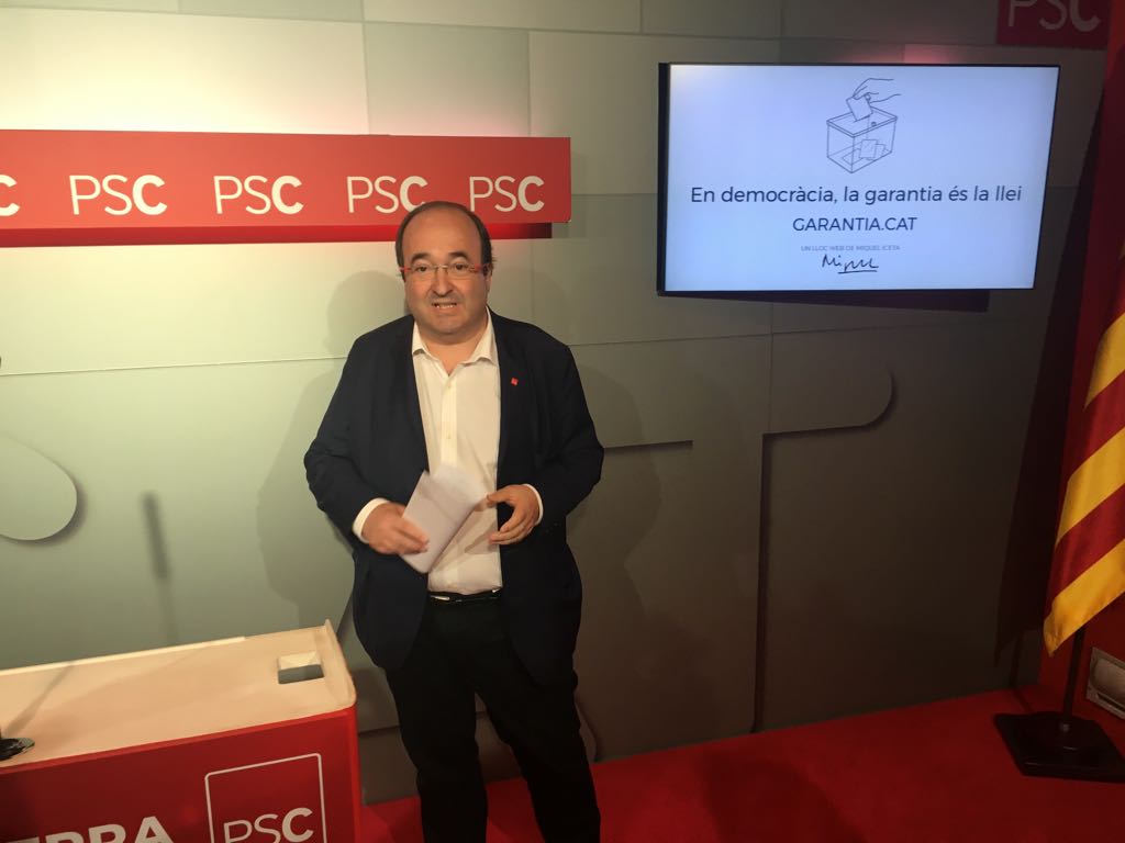 El PSC s’avança al Govern amb la web garantia.cat