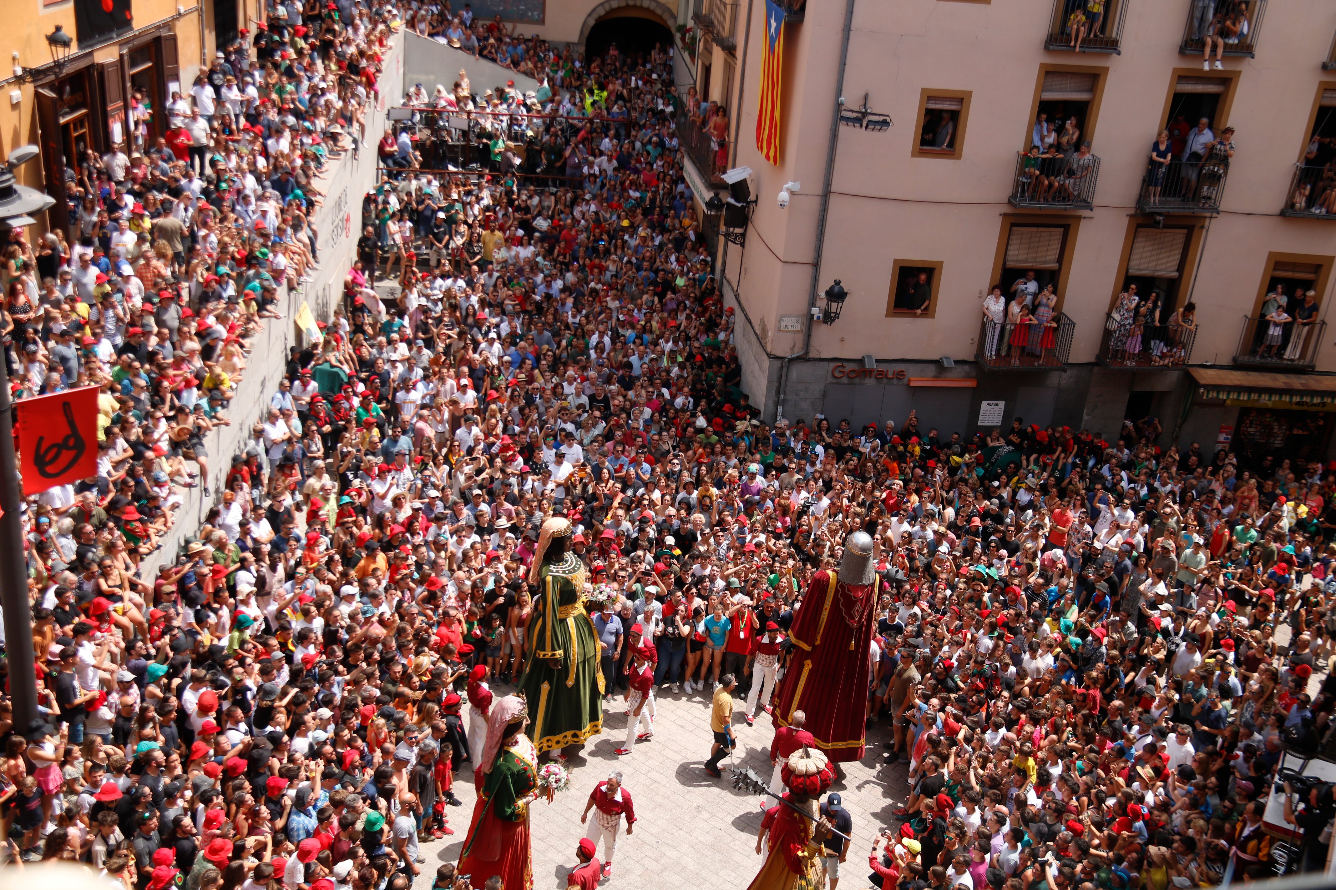 Fervor independentista en la Patum de Berga | VIDEO