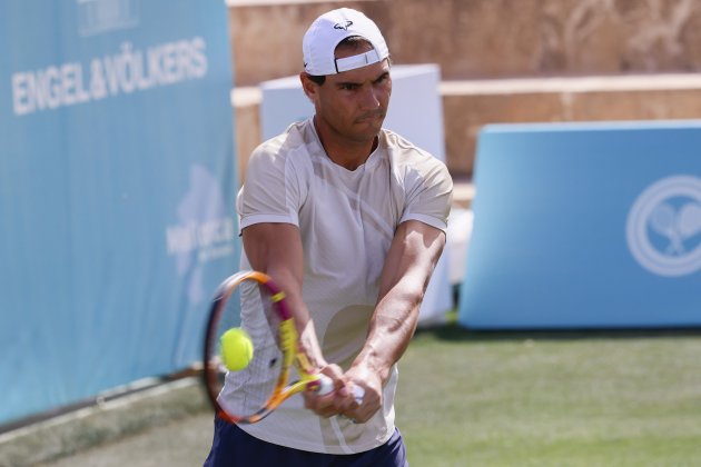 Rafa Nadal entrenando EFE Rafa Nadal entrenando EFE