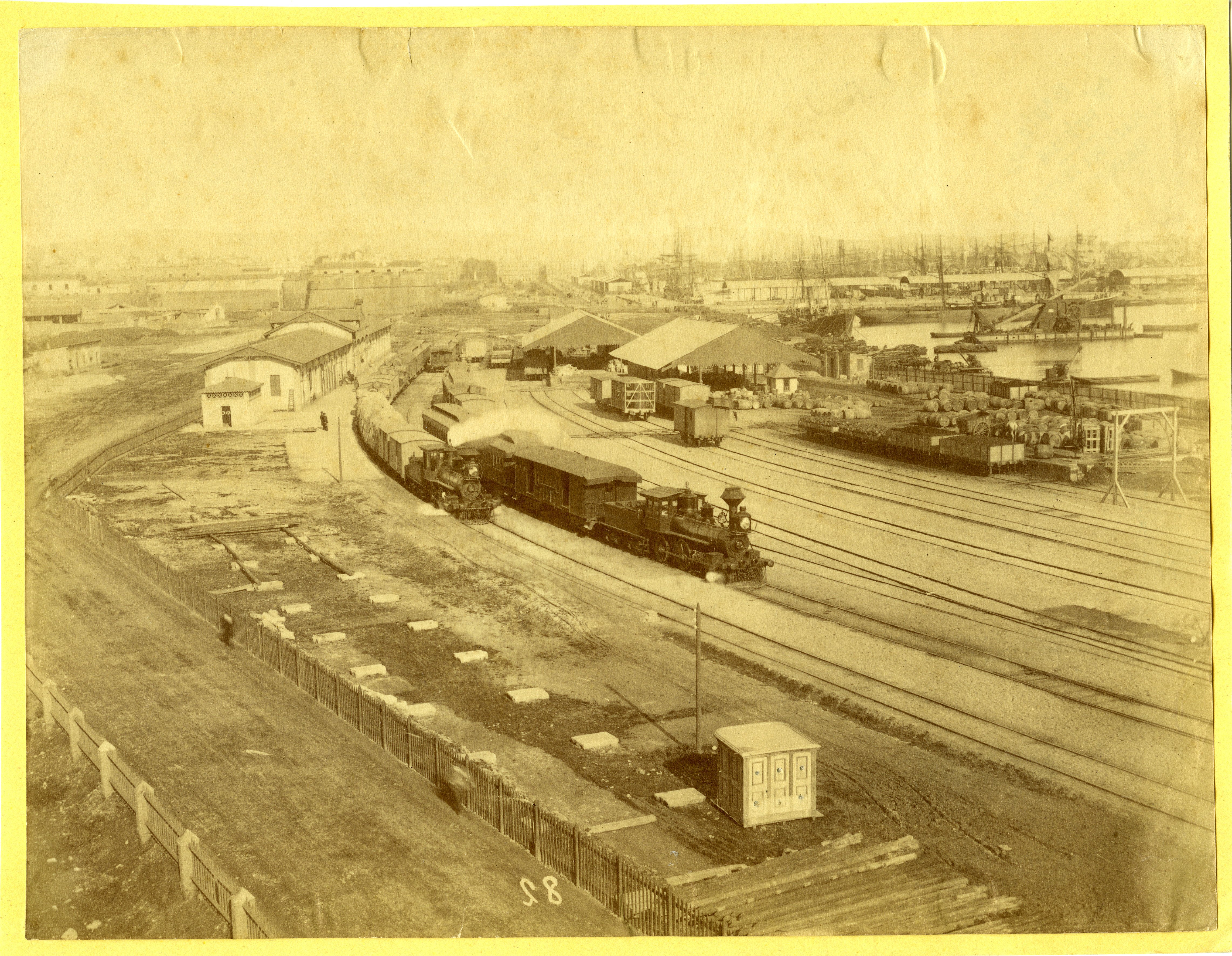 Estación del Morrot, c.1870 / Foto: AFB - Antoni Esplugas