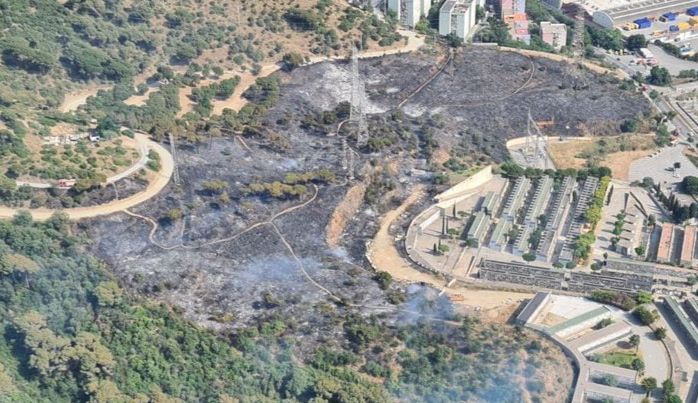 Incendi CanZam Santa Coloma Gramenet Incendi CanZam Santa Coloma Gramenet