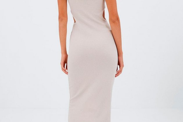 Vestit midi cut outs