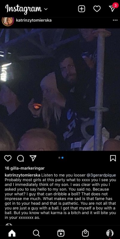 Gerard Piqué con rubia Estocolmo Instagram Gerard Piqué con rubia Estocolmo Instagram