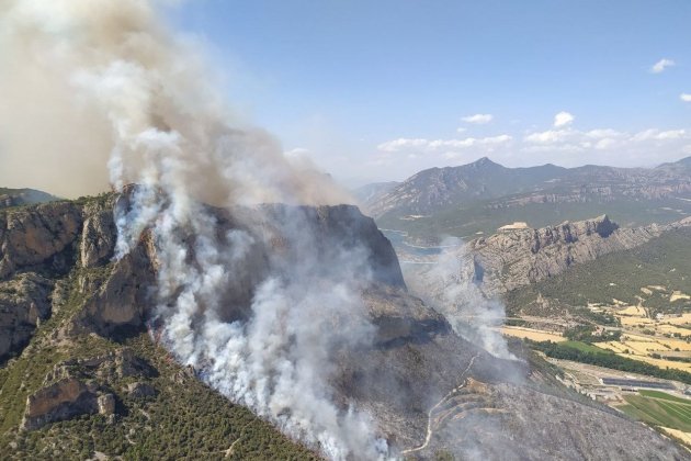 Incendi Peramola Olivella