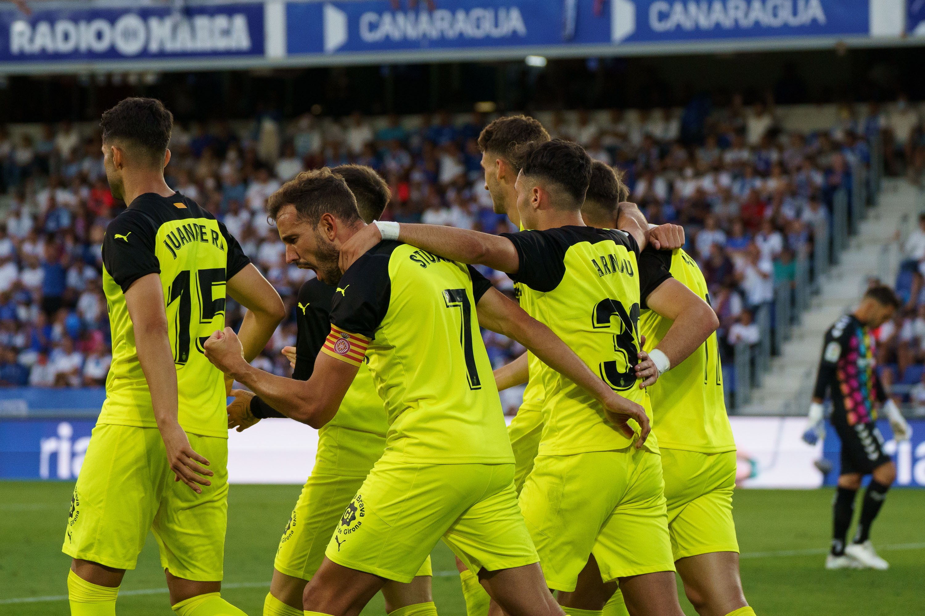 El Girona es fa gegant a Tenerife i torna a Primera Divisió per la porta gran (1-3)